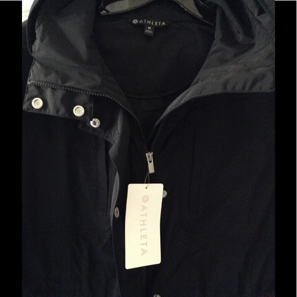 ATHLETA - Ballard Waterproof Parka / Black - Picture 2 of 5